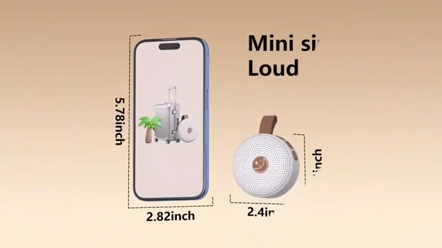 Mini Portable White Noise Machine – 30 Relaxing Sounds for Better Sleep