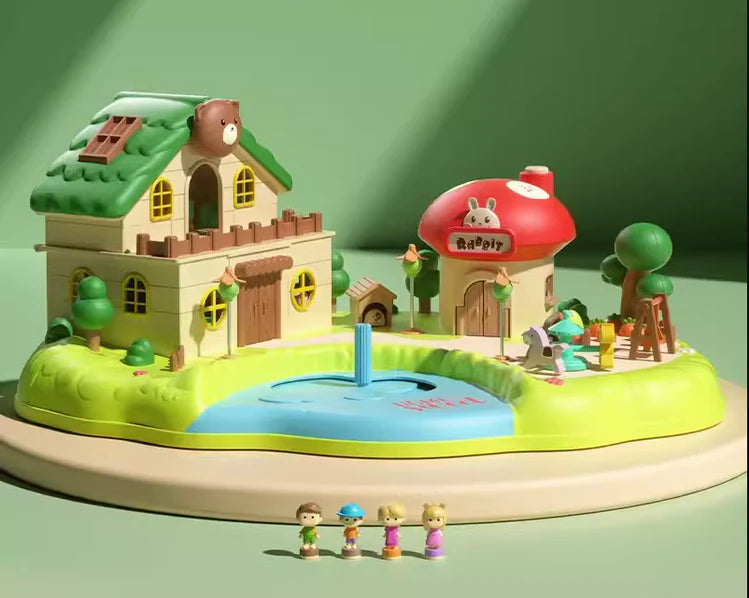 Surprise City Magnetic Playhouse – Kids Interactive Toy Set