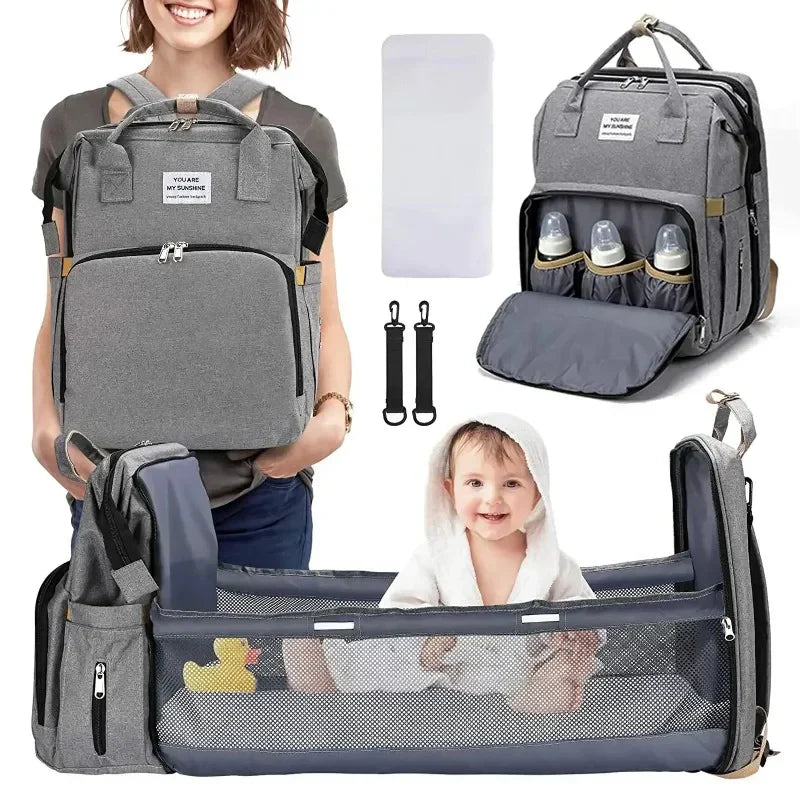 Functional Baby Care Backpack – Multipurpose and Mom-Friendly