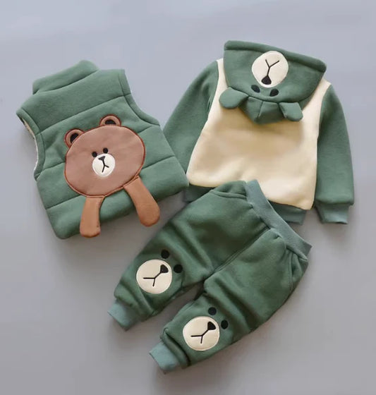 3-Piece Winter Kids Outfit Set (Ages 1-5 Years)