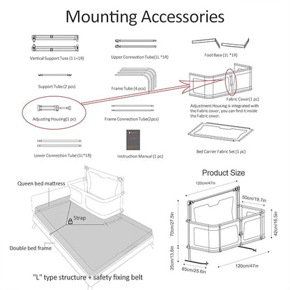 3in1 Portable Baby Bassinet