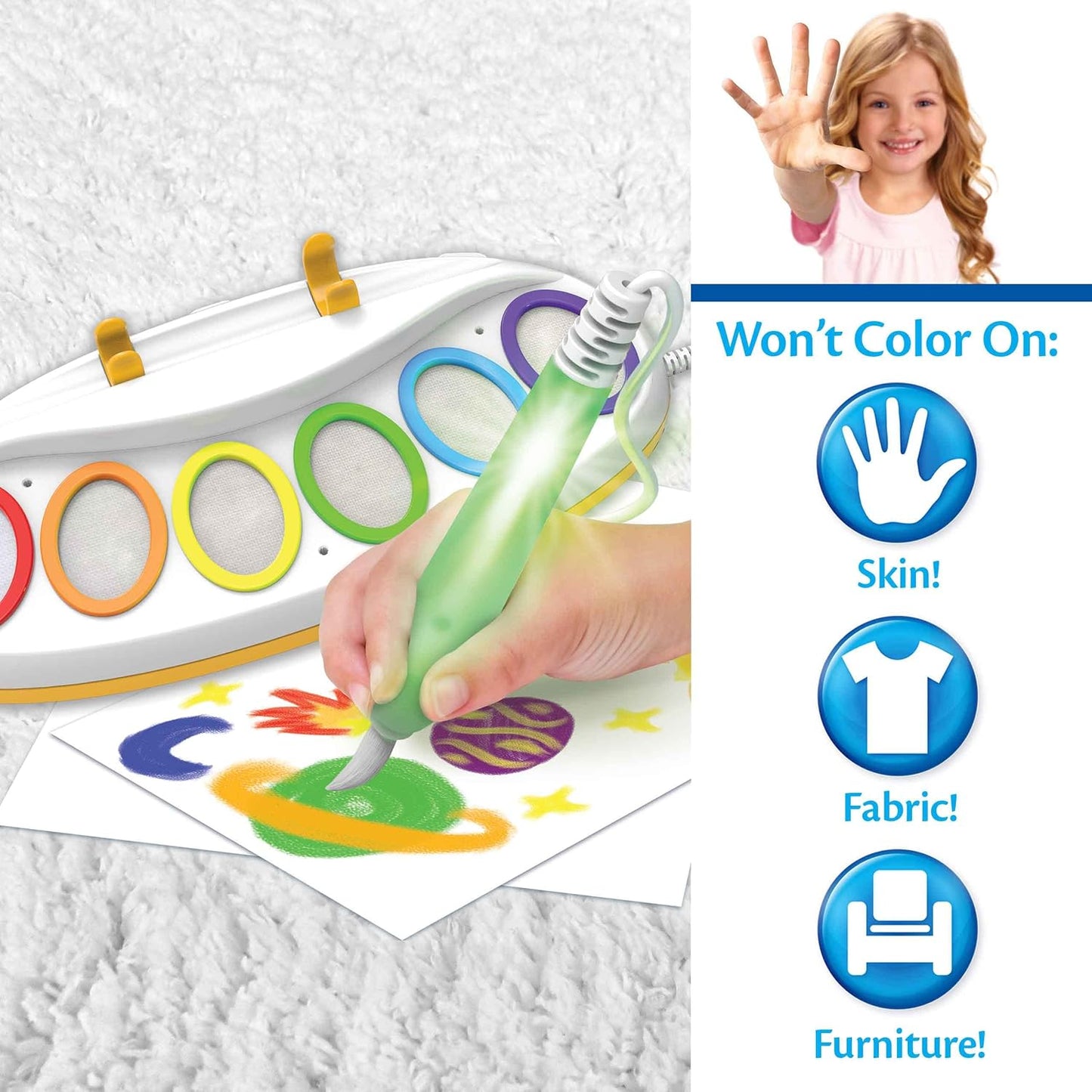 Crayola Magic Light Brush – Kids Mess-Free Painting Set