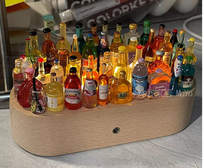 DIY Decorative LED Bar Ornaments – Light Up Mini Bottles for Home & Office