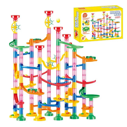 Marble Run Set – 232 Pieces Full Track Building Toy