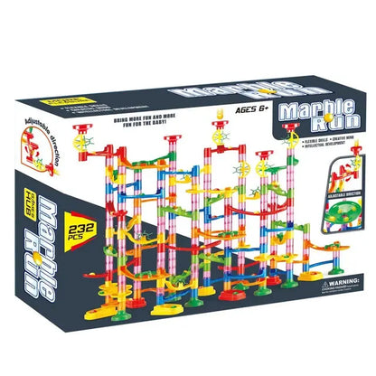 Marble Run Set – 232 Pieces Full Track Building Toy