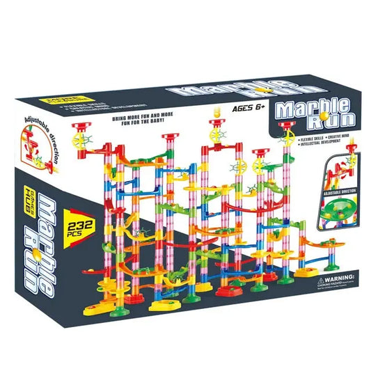 Marble Run Set – 232 Pieces Full Track Building Toy