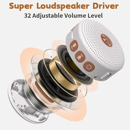 Mini Portable White Noise Machine – 30 Relaxing Sounds for Better Sleep