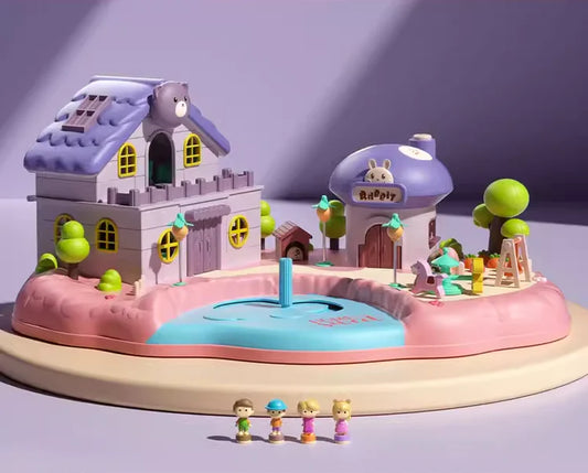 Surprise City Magnetic Playhouse – Kids Interactive Toy Set