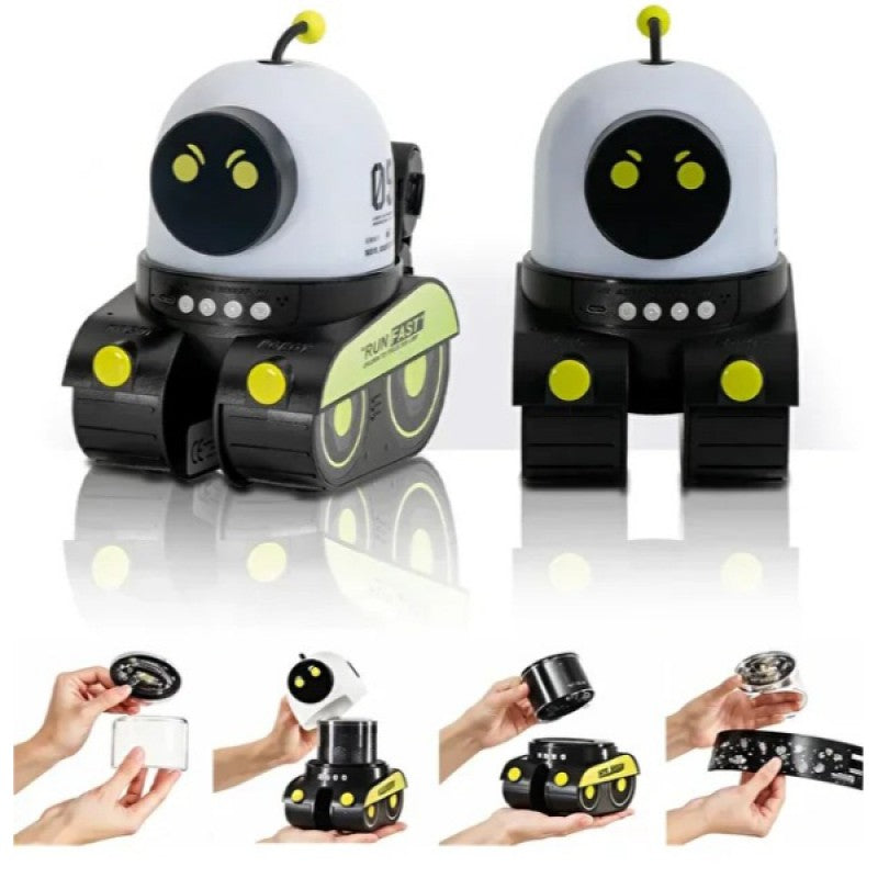 Robot Tasarımlı 3D Projektör Gece Lambası