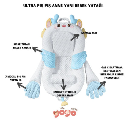 Ultra Pış Pış Anne Yanı Bebek Yatağı