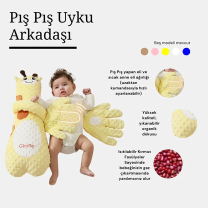 Pış Pış Uyku Arkadaşı Titreşimli Bebek Sakinleştirici Yastık