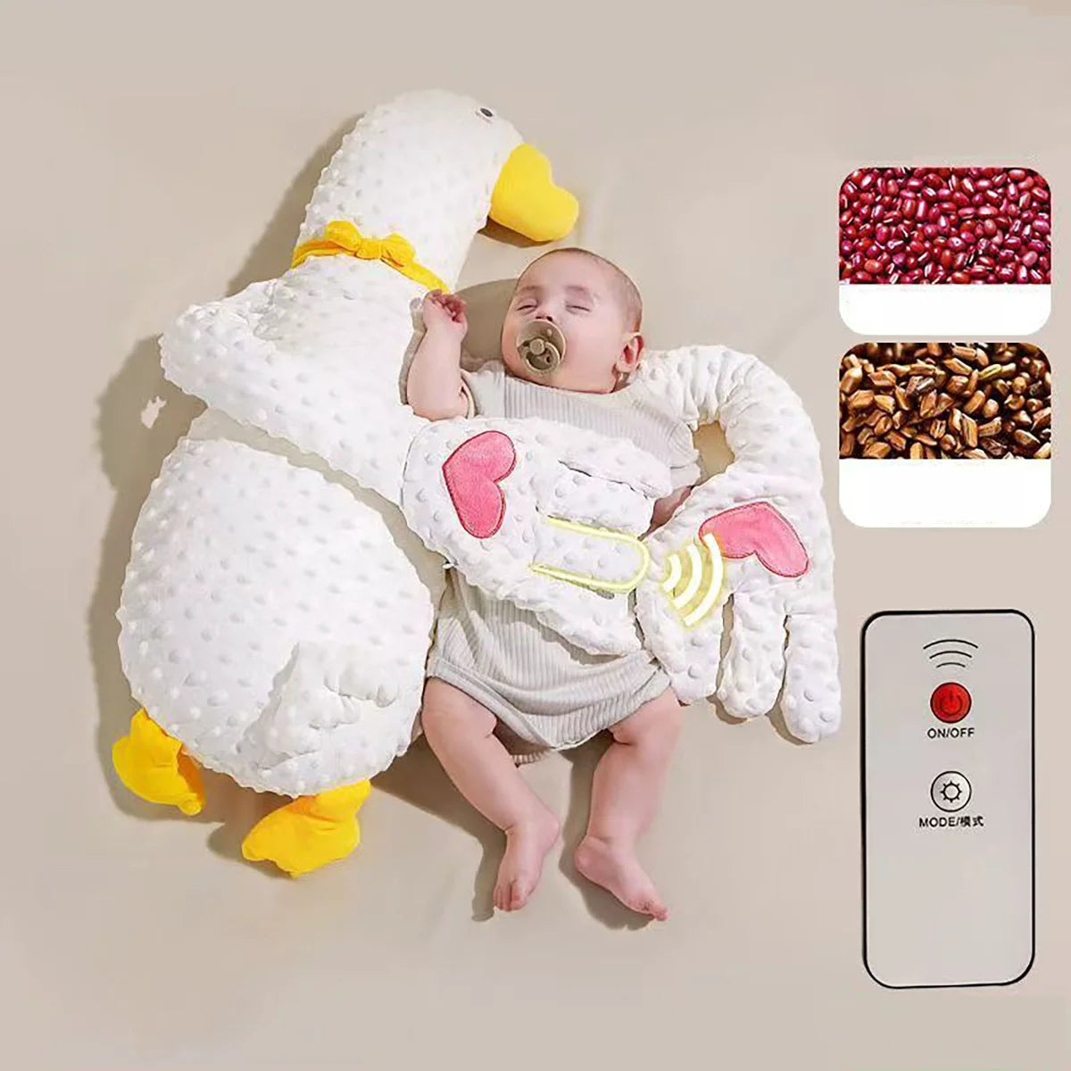 Pış Pış Uyku Arkadaşı Titreşimli Bebek Sakinleştirici Yastık